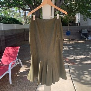 Ralph Lauren black label skirt military green size 8